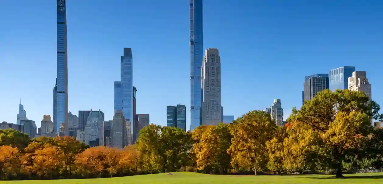 Billionaires' Row fra Central Park