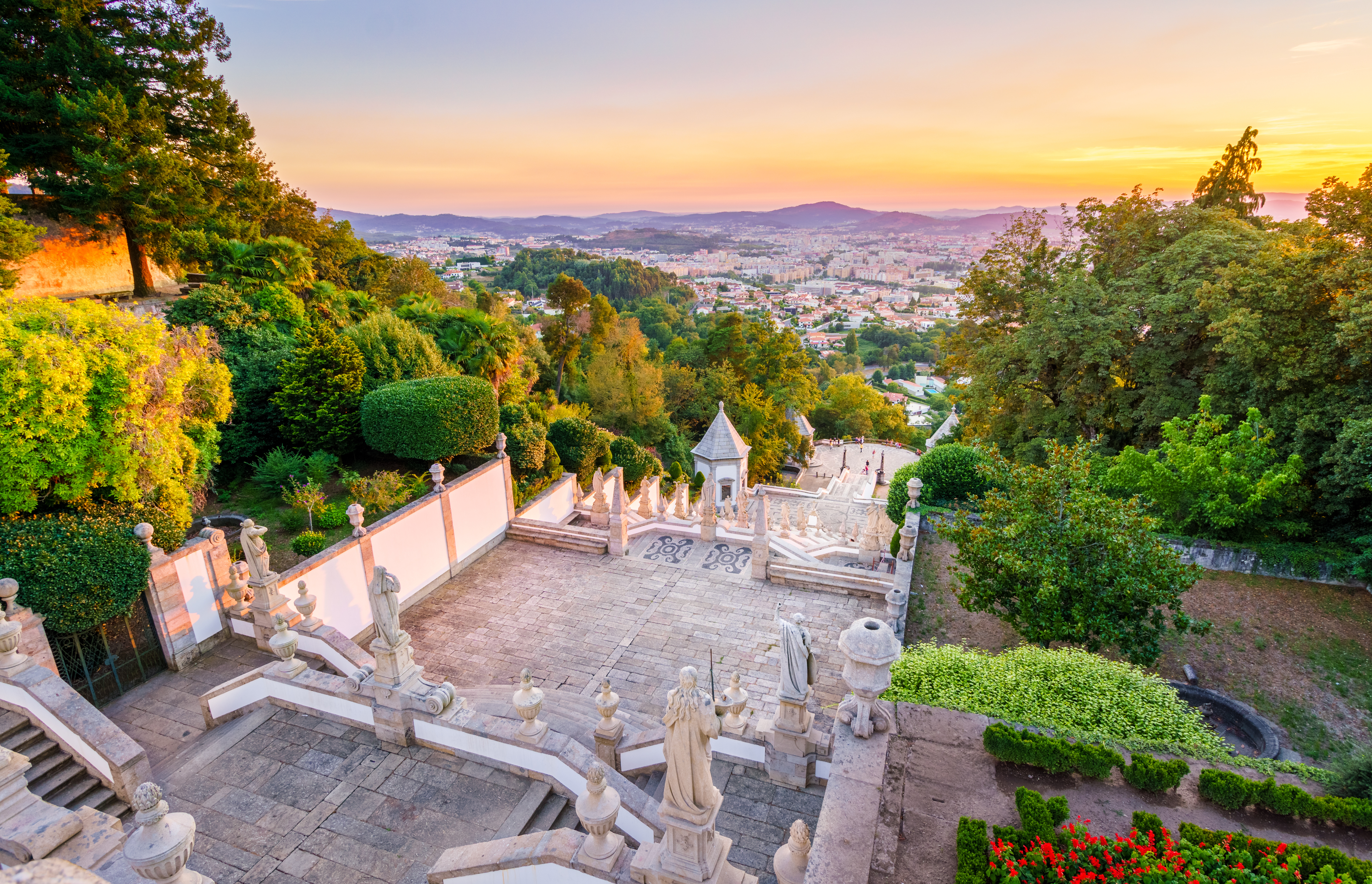 Pilgrimskirken Bom Jesus do Monte ved Braga