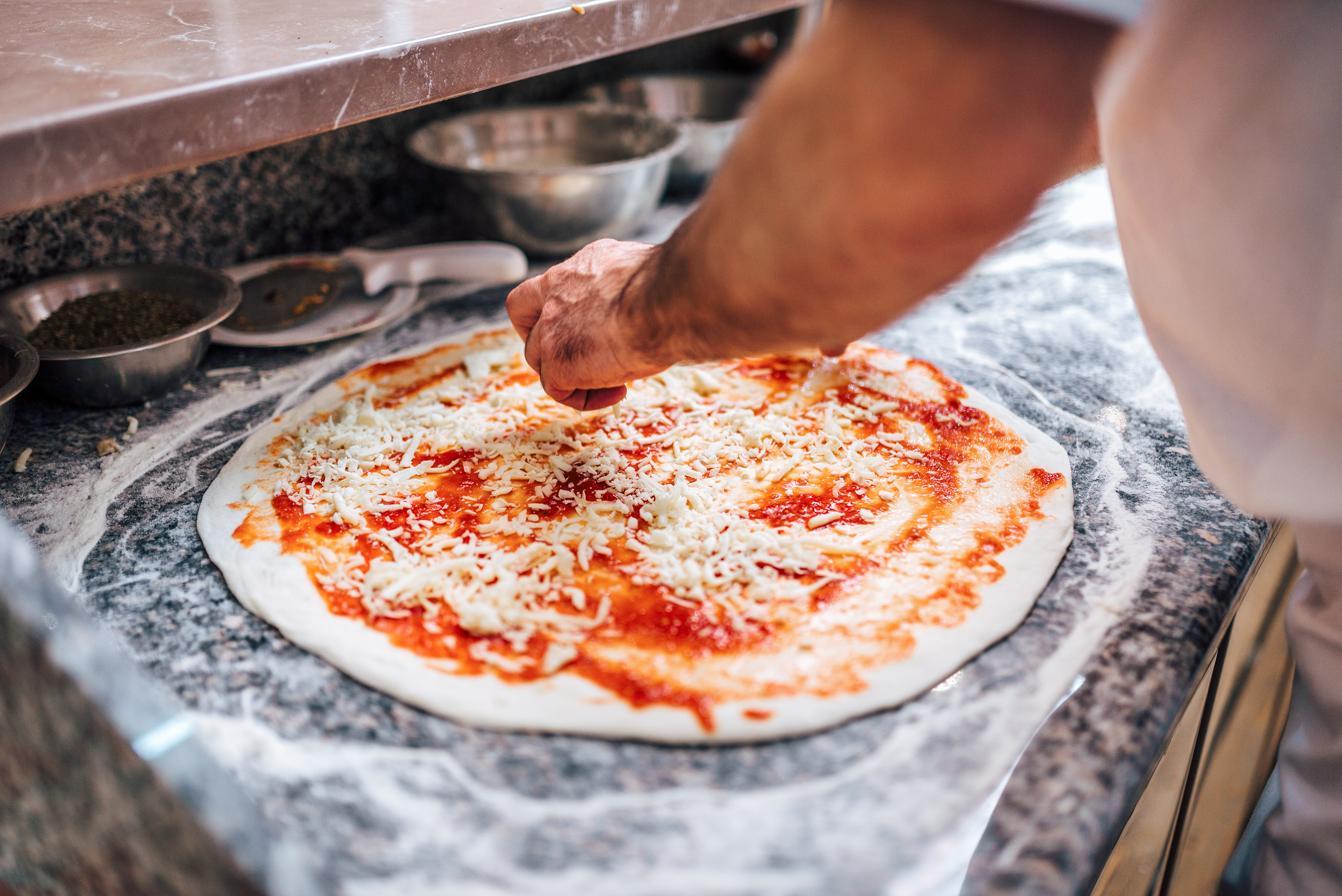 Pizza i Italien