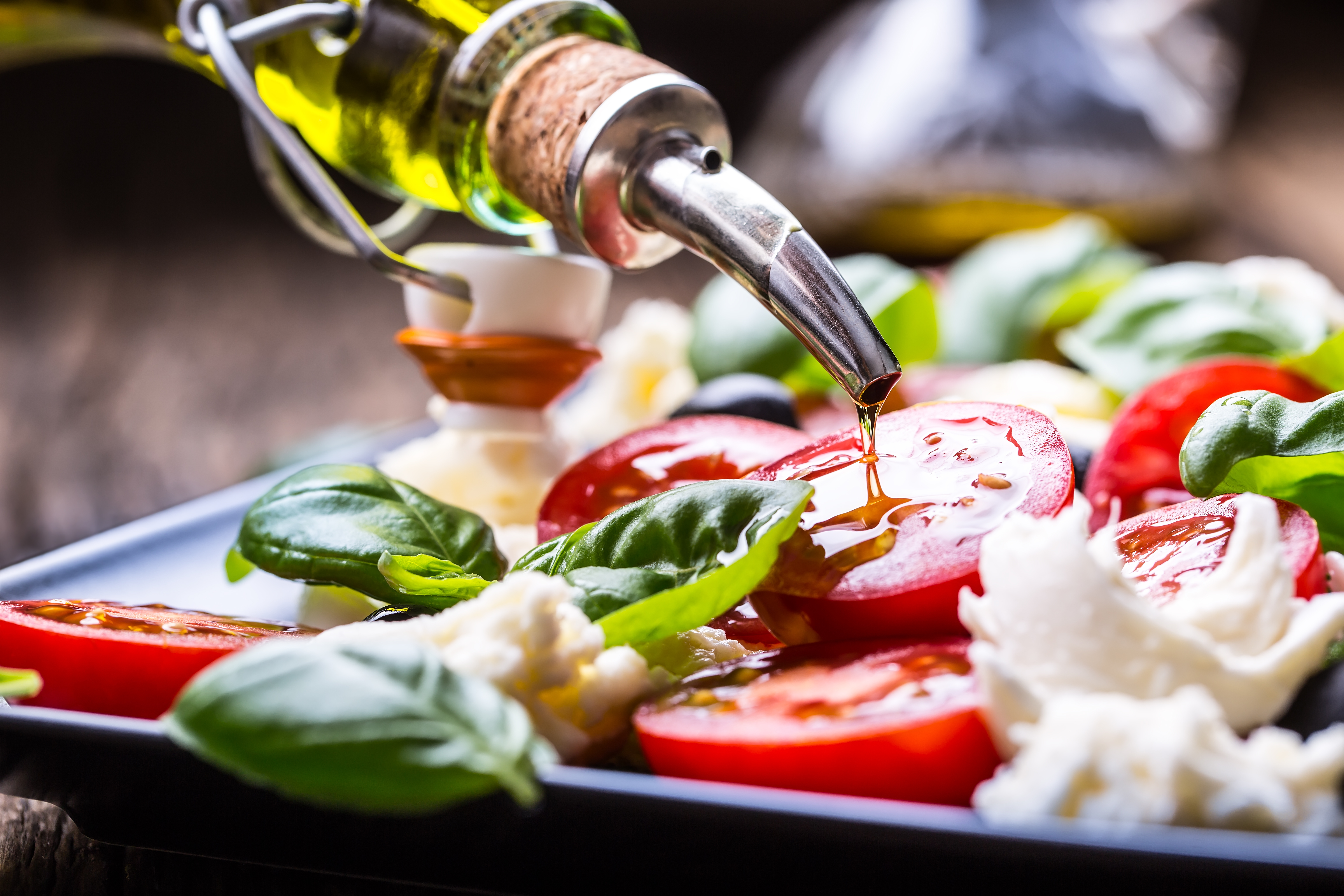 Tomatsalat med mozzarella