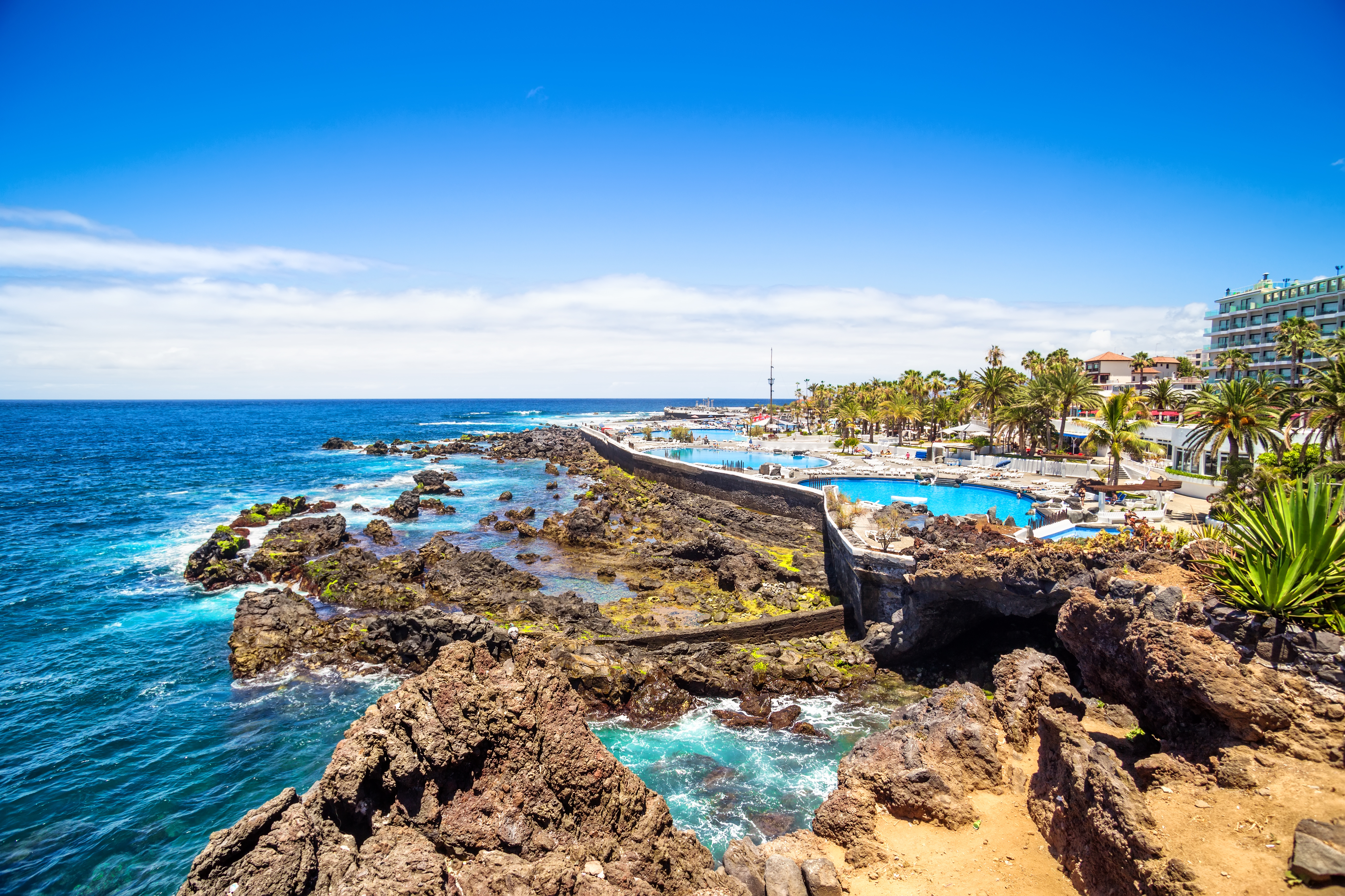 Havvandsbassiner, Puerto de la Cruz