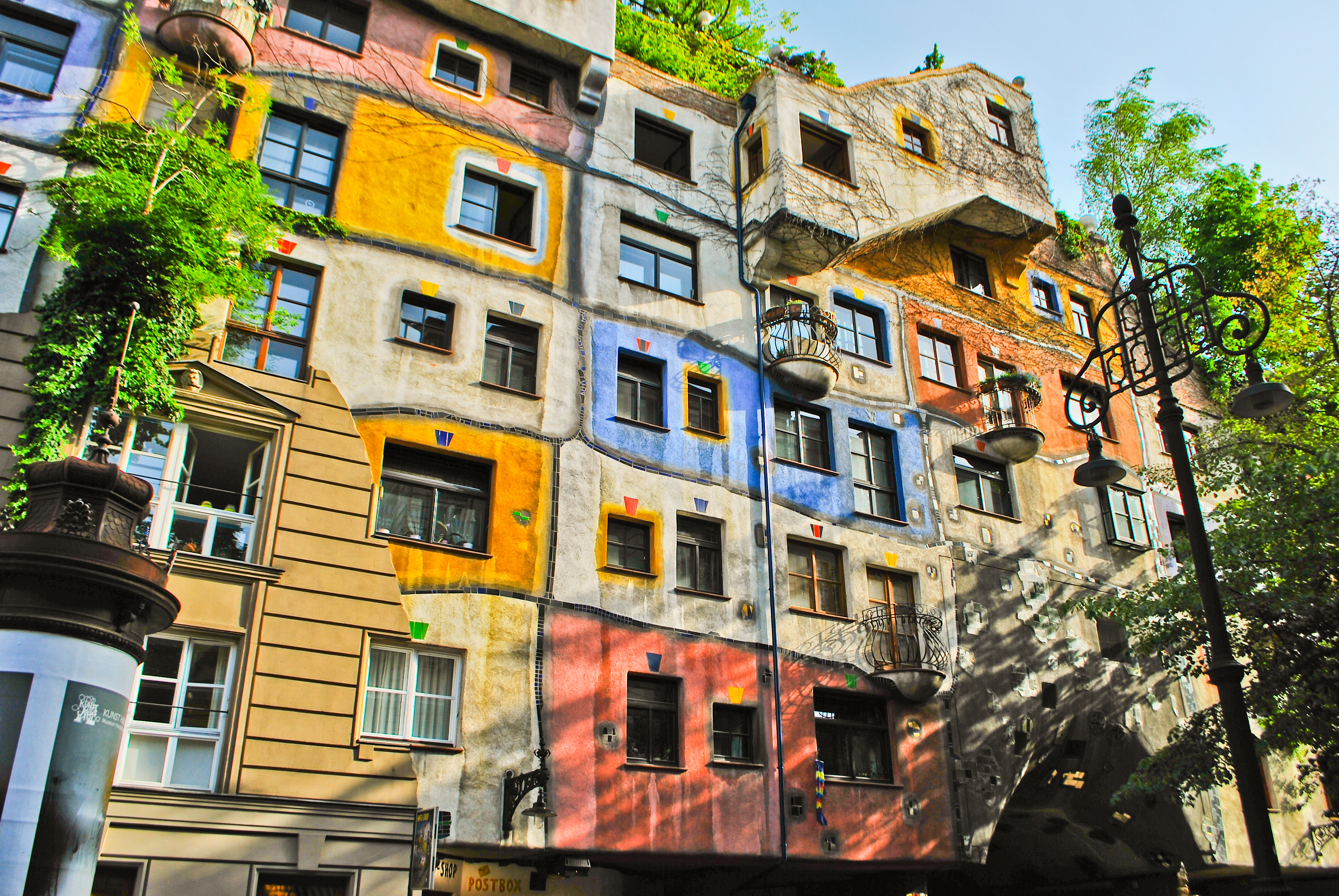 Hundertwasser-huset, Wien