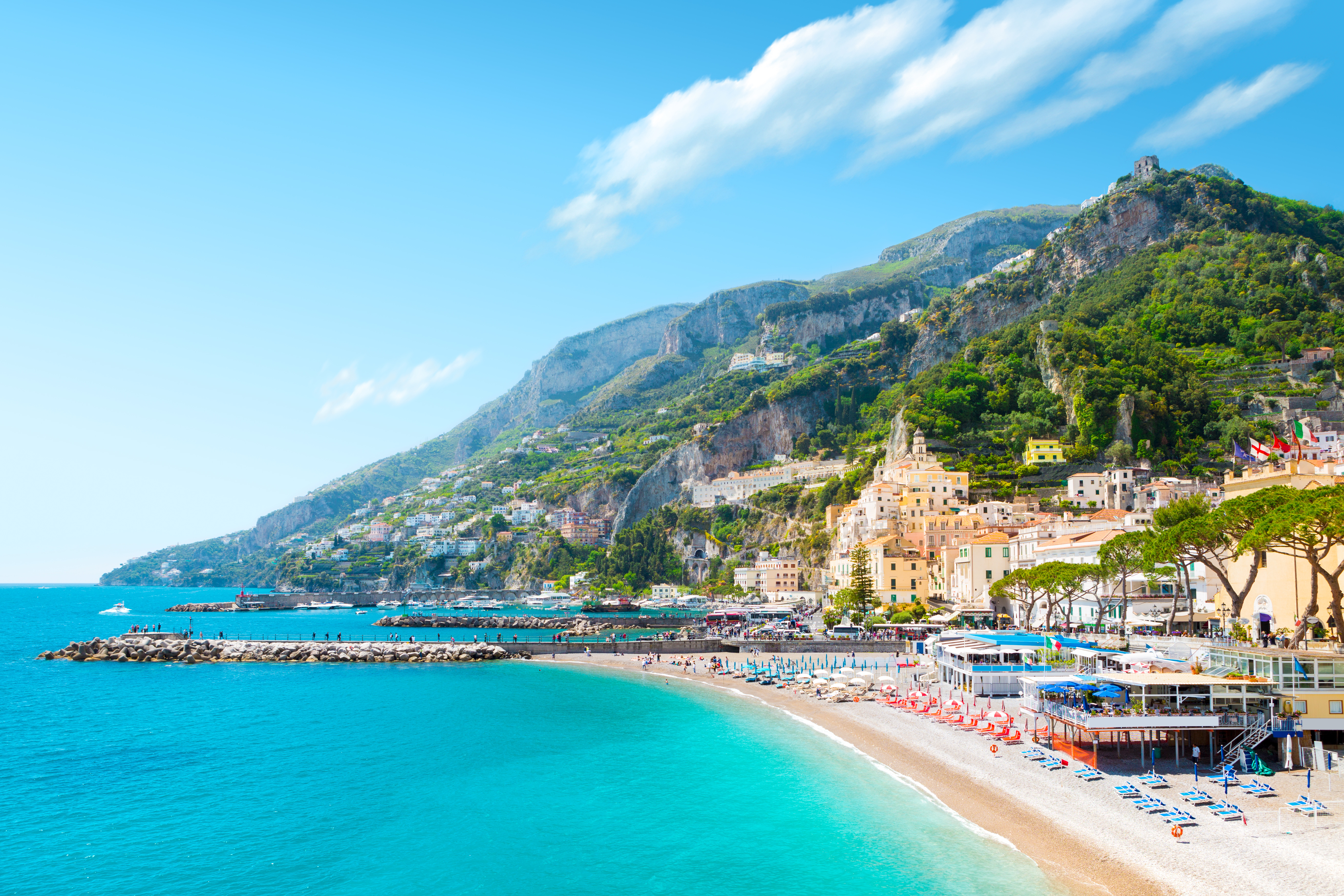 Amalfikysten, Italien